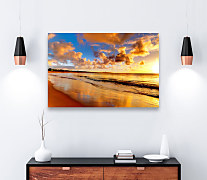 obraz Oblaky nad morom more slnko piesok